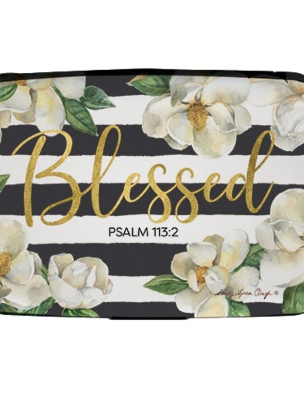 "Blessed Magnolia" RFID Credit Card Wallet